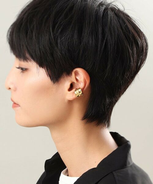 COCOSHNIK ONKITSCH / ココシュニックオンキッチュ ピアス・イヤリング | シルバー ワイドイヤーカフL GP | 詳細9