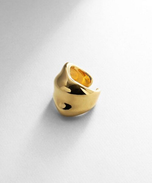 COCOSHNIK ONKITSCH / ココシュニックオンキッチュ ピアス・イヤリング | シルバー ワイドイヤーカフL GP（ゴールド(600)）