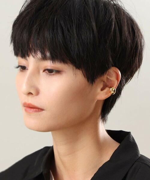 COCOSHNIK ONKITSCH / ココシュニックオンキッチュ ピアス・イヤリング | シルバー ワイドイヤーカフS GP | 詳細6