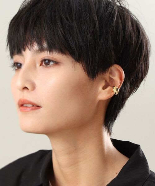 COCOSHNIK ONKITSCH / ココシュニックオンキッチュ ピアス・イヤリング | シルバー ワイドイヤーカフS GP | 詳細8