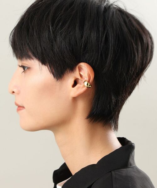 COCOSHNIK ONKITSCH / ココシュニックオンキッチュ ピアス・イヤリング | シルバー ワイドイヤーカフS GP | 詳細9