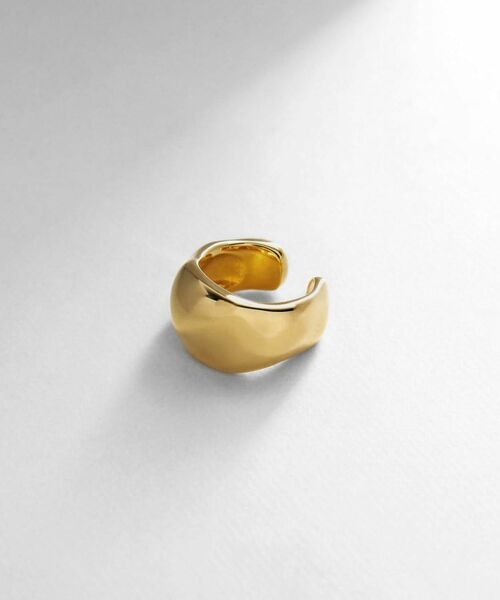 COCOSHNIK ONKITSCH / ココシュニックオンキッチュ ピアス・イヤリング | シルバー ワイドイヤーカフS GP（ゴールド(600)）