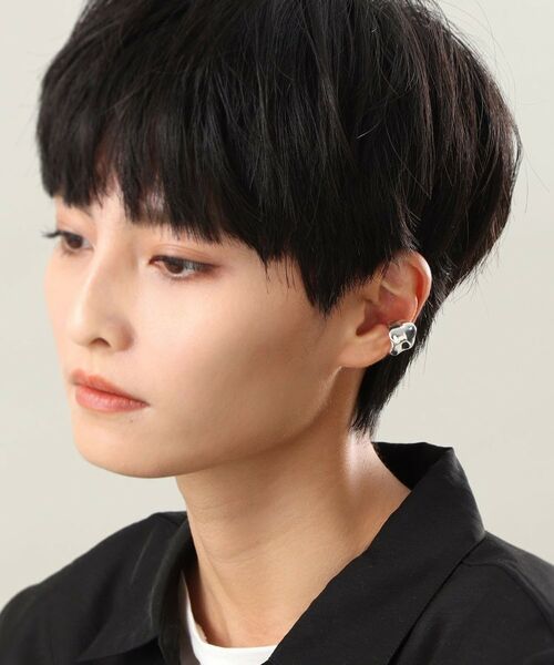 COCOSHNIK ONKITSCH / ココシュニックオンキッチュ ピアス・イヤリング | シルバー ワイドイヤーカフL | 詳細7