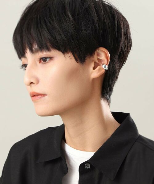 COCOSHNIK ONKITSCH / ココシュニックオンキッチュ ピアス・イヤリング | シルバー ワイドイヤーカフS | 詳細5