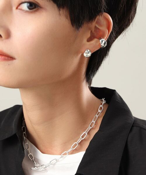 COCOSHNIK ONKITSCH / ココシュニックオンキッチュ ピアス・イヤリング | シルバー ワイドイヤーカフS | 詳細8