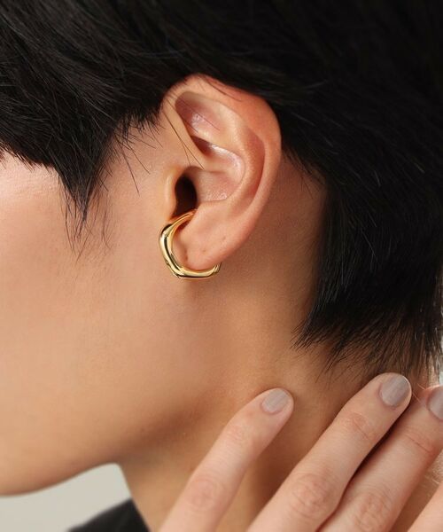 COCOSHNIK ONKITSCH / ココシュニックオンキッチュ ピアス・イヤリング | シルバー ニュアンスイヤーカフ GP | 詳細11