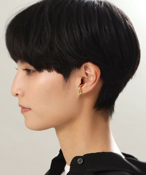 COCOSHNIK ONKITSCH / ココシュニックオンキッチュ ピアス・イヤリング | シルバー ニュアンスイヤーカフ GP | 詳細9