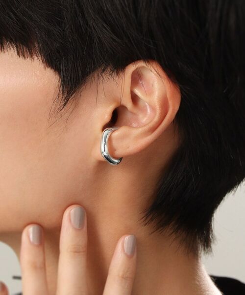 COCOSHNIK ONKITSCH / ココシュニックオンキッチュ ピアス・イヤリング | シルバー ニュアンスイヤーカフ | 詳細9