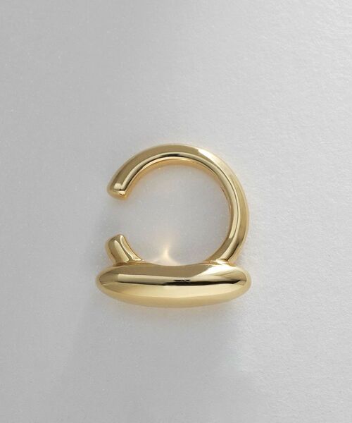 COCOSHNIK ONKITSCH / ココシュニックオンキッチュ ピアス・イヤリング | シルバー オーバルモチーフ スモールイヤーカフ GP | 詳細3