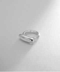 COCOSHNIK ONKITSCH / ココシュニックオンキッチュ ピアス・イヤリング | シルバー オーバルモチーフ スモールイヤーカフ