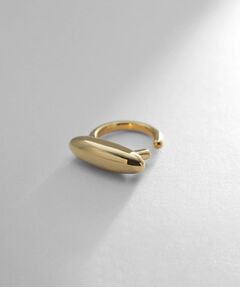 COCOSHNIK ONKITSCH / ココシュニックオンキッチュ ピアス・イヤリング | シルバー オーバルモチーフ ラージイヤーカフ GP