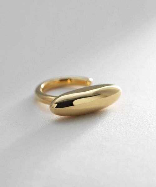 COCOSHNIK ONKITSCH / ココシュニックオンキッチュ ピアス・イヤリング | シルバー オーバルモチーフ ラージイヤーカフ GP | 詳細2