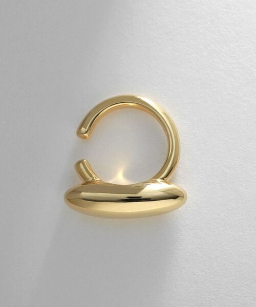 COCOSHNIK ONKITSCH / ココシュニックオンキッチュ ピアス・イヤリング | シルバー オーバルモチーフ ラージイヤーカフ GP | 詳細3