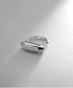 COCOSHNIK ONKITSCH / ココシュニックオンキッチュ ピアス・イヤリング | シルバー オーバルモチーフ ラージイヤーカフ