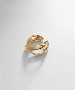 COCOSHNIK ONKITSCH / ココシュニックオンキッチュ ピアス・イヤリング | シルバー ホロウイヤーカフ クロスフープ GP