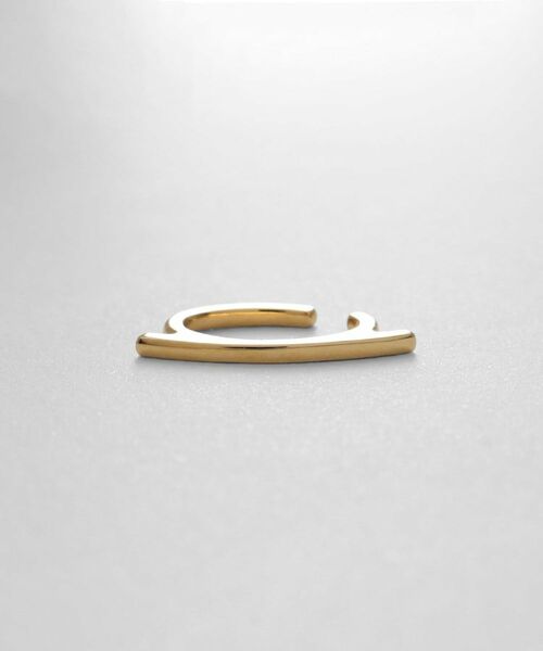 COCOSHNIK ONKITSCH / ココシュニックオンキッチュ ピアス・イヤリング | シルバー ソリッドイヤーカフ フラットアーク GP | 詳細2