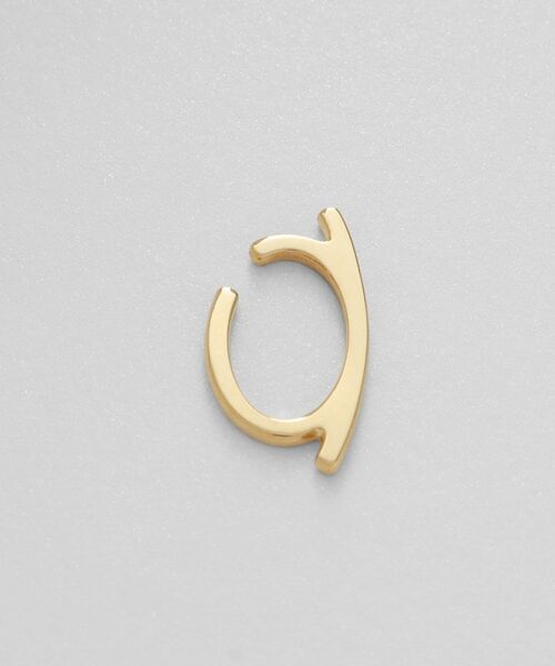 COCOSHNIK ONKITSCH / ココシュニックオンキッチュ ピアス・イヤリング | シルバー ソリッドイヤーカフ フラットアーク GP | 詳細3