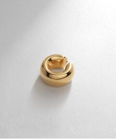 COCOSHNIK ONKITSCH / ココシュニックオンキッチュ ピアス・イヤリング | シルバー ホロウイヤーカフ ワイドフープ GP