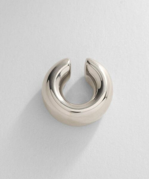 COCOSHNIK ONKITSCH / ココシュニックオンキッチュ ピアス・イヤリング | シルバー ホロウイヤーカフ ワイドフープ | 詳細3