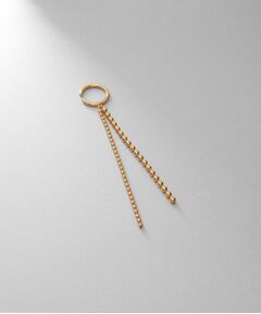 COCOSHNIK ONKITSCH / ココシュニックオンキッチュ ピアス・イヤリング | シルバー ボールチェーン イヤーカフ GP