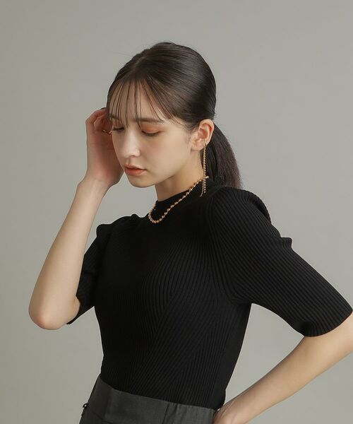 COCOSHNIK ONKITSCH / ココシュニックオンキッチュ ピアス・イヤリング | シルバー ボールチェーン イヤーカフ GP | 詳細7