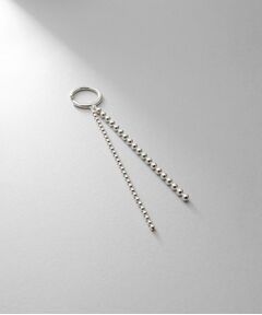 COCOSHNIK ONKITSCH / ココシュニックオンキッチュ ピアス・イヤリング | シルバー ボールチェーン イヤーカフ