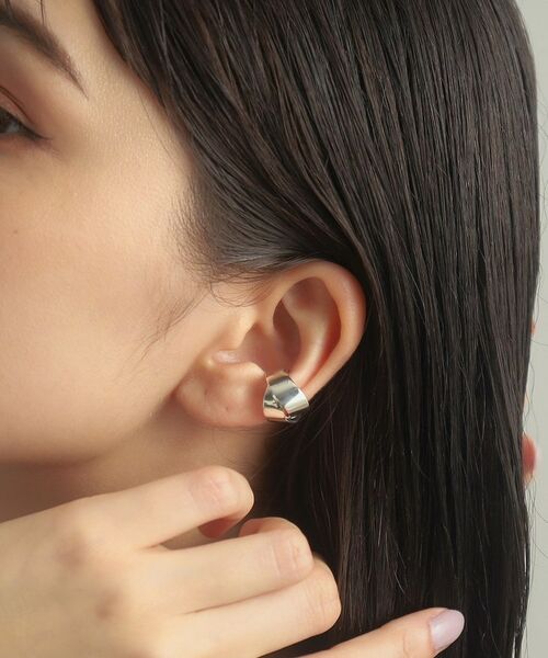 COCOSHNIK ONKITSCH / ココシュニックオンキッチュ ピアス・イヤリング | シルバー フォールディング イヤーカフ | 詳細11