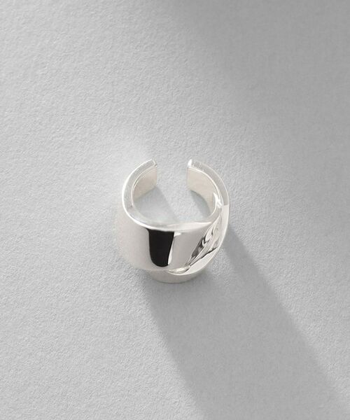 COCOSHNIK ONKITSCH / ココシュニックオンキッチュ ピアス・イヤリング | シルバー フォールディング イヤーカフ | 詳細3