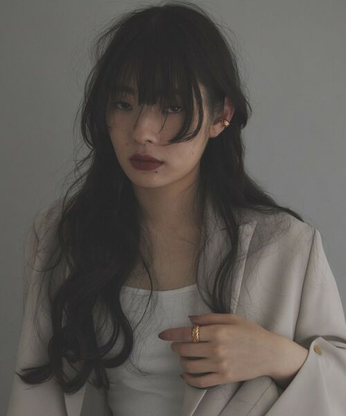 COCOSHNIK ONKITSCH / ココシュニックオンキッチュ ピアス・イヤリング | シルバー ブリックモチーフ イヤーカフ GP | 詳細7