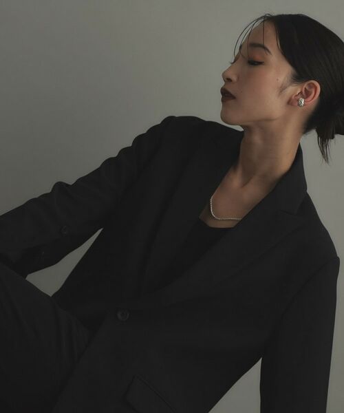 COCOSHNIK ONKITSCH / ココシュニックオンキッチュ ピアス・イヤリング | シルバー ブリックモチーフ イヤーカフ | 詳細6