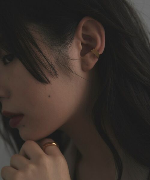 COCOSHNIK ONKITSCH / ココシュニックオンキッチュ ピアス・イヤリング | シルバー ペンタゴンイヤーカフ GP | 詳細6
