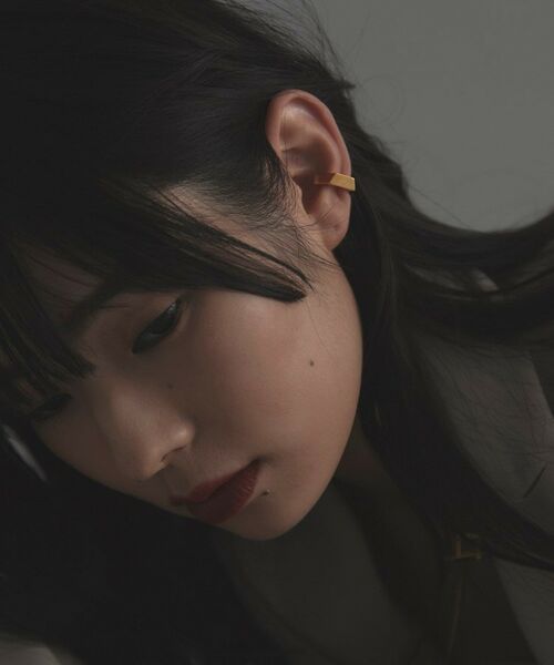 COCOSHNIK ONKITSCH / ココシュニックオンキッチュ ピアス・イヤリング | シルバー ペンタゴンイヤーカフ GP | 詳細7
