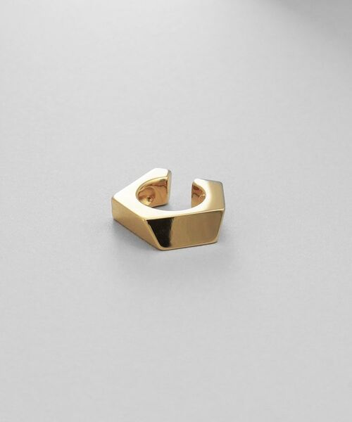 COCOSHNIK ONKITSCH / ココシュニックオンキッチュ ピアス・イヤリング | シルバー ペンタゴンイヤーカフ GP（ゴールド(600)）