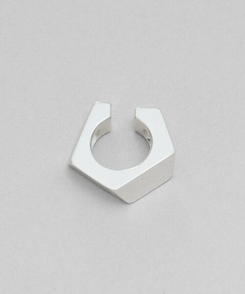 COCOSHNIK ONKITSCH / ココシュニックオンキッチュ ピアス・イヤリング | シルバー ペンタゴンイヤーカフ | 詳細3