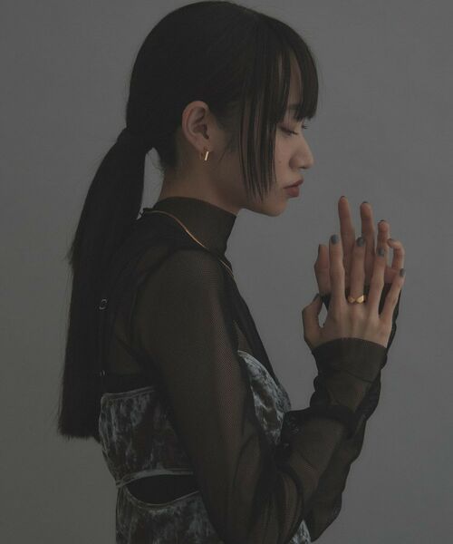 COCOSHNIK ONKITSCH / ココシュニックオンキッチュ ピアス・イヤリング | シルバー ハギーイヤリング ペンタゴン GP | 詳細5