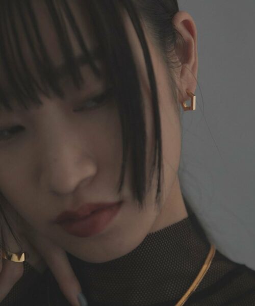 COCOSHNIK ONKITSCH / ココシュニックオンキッチュ ピアス・イヤリング | シルバー ハギーイヤリング ペンタゴン GP | 詳細7