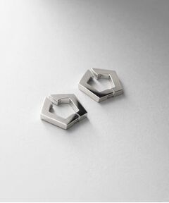 COCOSHNIK ONKITSCH / ココシュニックオンキッチュ ピアス・イヤリング | シルバー ハギーイヤリング ペンタゴン