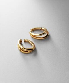 COCOSHNIK ONKITSCH / ココシュニックオンキッチュ ピアス・イヤリング | シルバー ハギーイヤリング ダブルフープ GP