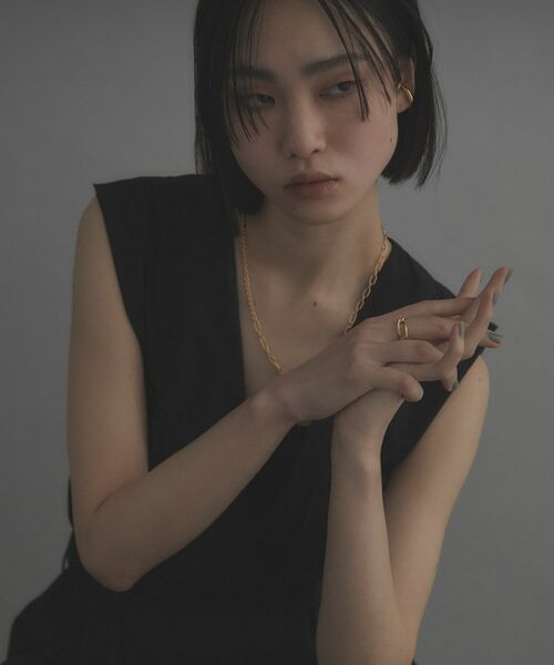 COCOSHNIK ONKITSCH / ココシュニックオンキッチュ ピアス・イヤリング | シルバー ラウンドイヤーカフ GP | 詳細5