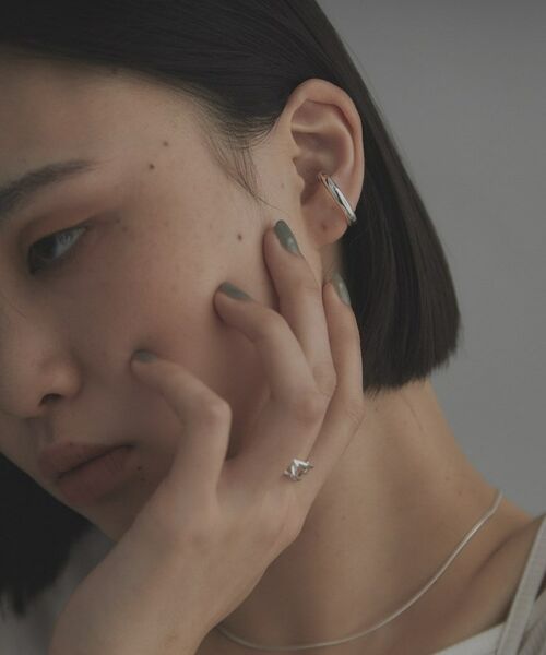 COCOSHNIK ONKITSCH / ココシュニックオンキッチュ ピアス・イヤリング | シルバー ラウンドイヤーカフ | 詳細6