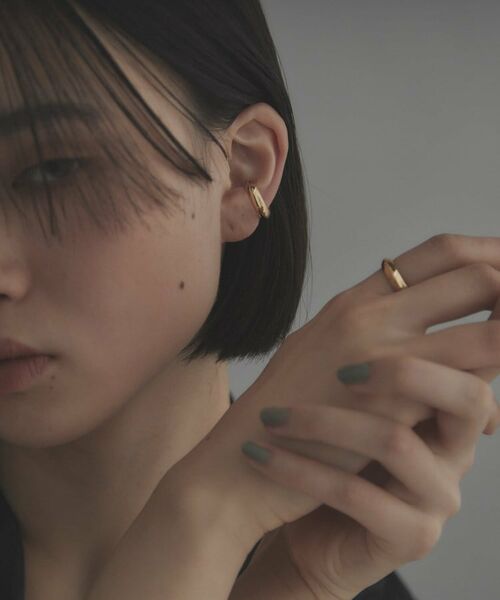 COCOSHNIK ONKITSCH / ココシュニックオンキッチュ ピアス・イヤリング | シルバー リッジイヤーカフ GP | 詳細10