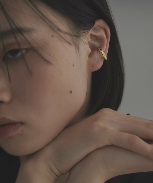 COCOSHNIK ONKITSCH / ココシュニックオンキッチュ ピアス・イヤリング | シルバー リッジイヤーカフ GP | 詳細6