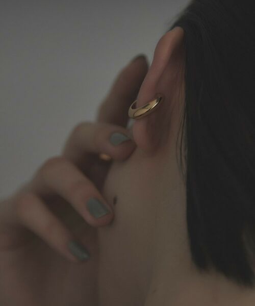 COCOSHNIK ONKITSCH / ココシュニックオンキッチュ ピアス・イヤリング | シルバー リッジイヤーカフ GP | 詳細8