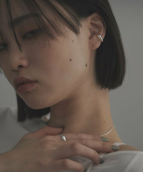 COCOSHNIK ONKITSCH / ココシュニックオンキッチュ ピアス・イヤリング | シルバー リッジイヤーカフ | 詳細6