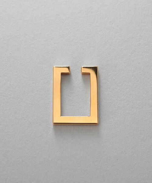 COCOSHNIK ONKITSCH / ココシュニックオンキッチュ ピアス・イヤリング | シルバー レクタングルイヤーカフ GP | 詳細3