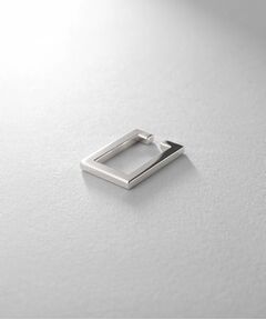 COCOSHNIK ONKITSCH / ココシュニックオンキッチュ ピアス・イヤリング | シルバー レクタングルイヤーカフ