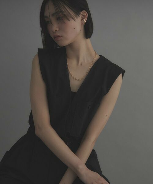 COCOSHNIK ONKITSCH / ココシュニックオンキッチュ ピアス・イヤリング | シルバー アシンメクロスイヤーカフ GP | 詳細5