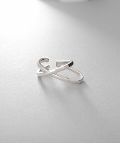 COCOSHNIK ONKITSCH / ココシュニックオンキッチュ ピアス・イヤリング | シルバー アシンメクロスイヤーカフ