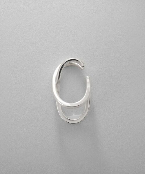COCOSHNIK ONKITSCH / ココシュニックオンキッチュ ピアス・イヤリング | シルバー アシンメクロスイヤーカフ | 詳細3