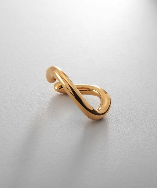 COCOSHNIK ONKITSCH / ココシュニックオンキッチュ ピアス・イヤリング | シルバー ボリュームSラインイヤーカフ GP | 詳細1